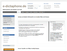 Tablet Screenshot of e-dictaphone.de